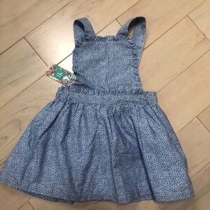 SABZ cotton ruffle bow back dress